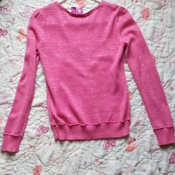 PINK snowflake sweater - Picture 3 of 5